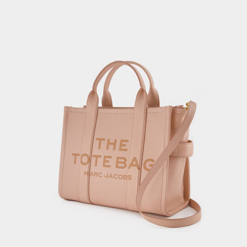 Marc Jacobs The Leather Medium Tote Bag - Pink