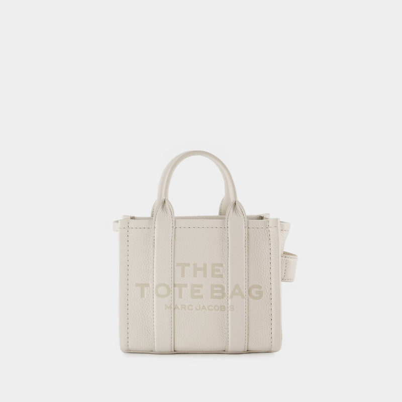 The Mini Crossbody Tote - Marc Jacobs - Leather - Silver