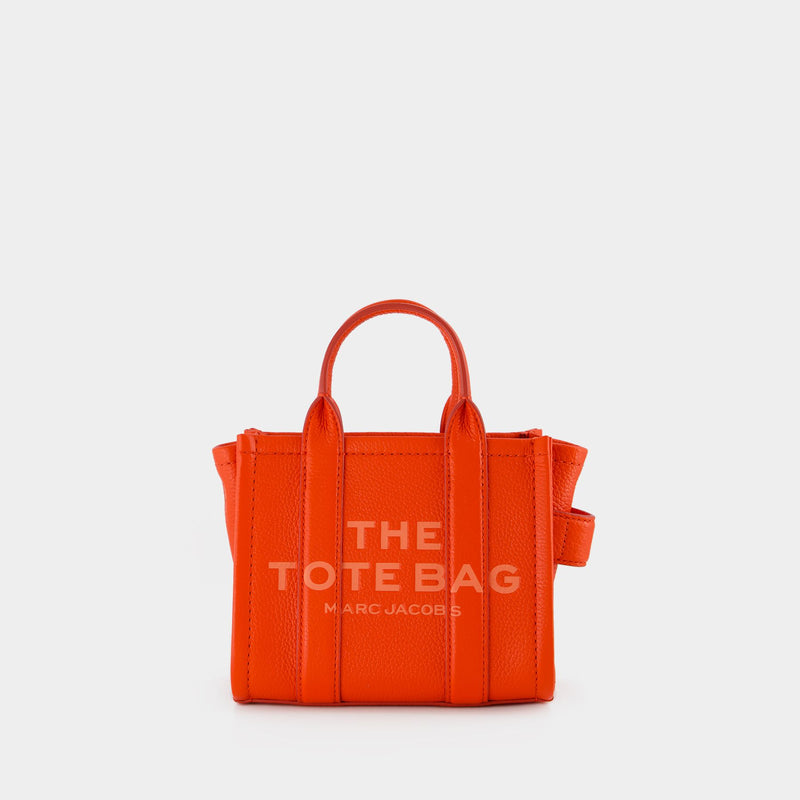 The Micro Tote Bag - Marc Jacobs - Leather - Orange