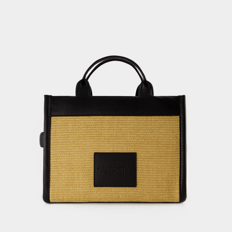 The Medium Leather Tote Bag in Black - Marc Jacobs