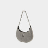 The Small Curve Shoulder Bag - Marc Jacobs - Mesh - Silver