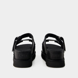 W Goldenstar Hi Sandals - UGG - Leather - Black