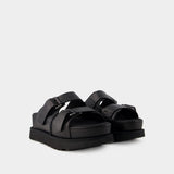 W Goldenstar Hi Sandals - UGG - Leather - Black