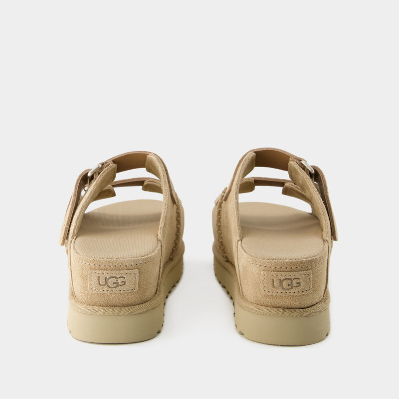 W Goldenstar Hi Sandals - UGG - Leather - Sand