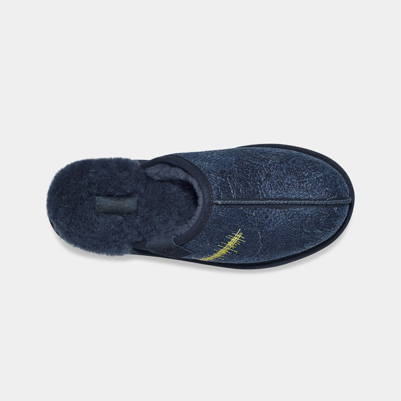 Ugg Tes Embroidered Slide  - UGG - Calfskin - Blue