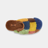 Ugg Tes Patchwork Slides - UGG - Shearling - Multicolor