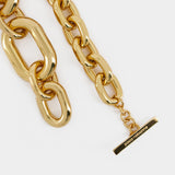 Collier XL Link in Gold-Tone Aluminium