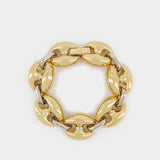 X Eight Bracelet in Gold-Tone Brass