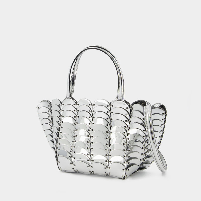 Pacoio Mini Cab Hobo Bag - Paco Rabanne - Silver - Synthetic