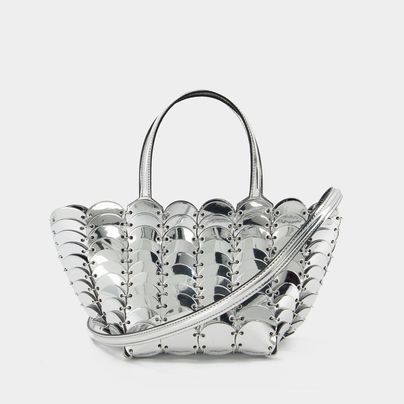 Pacoio Mini Cab Hobo Bag - Paco Rabanne - Silver - Synthetic