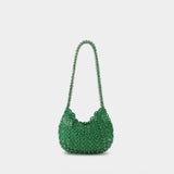 1969 Moon Hobo Bag - Paco Rabanne - Bright Green - Brass