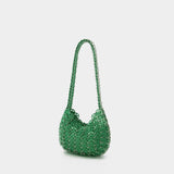 1969 Moon Hobo Bag - Paco Rabanne - Bright Green - Brass