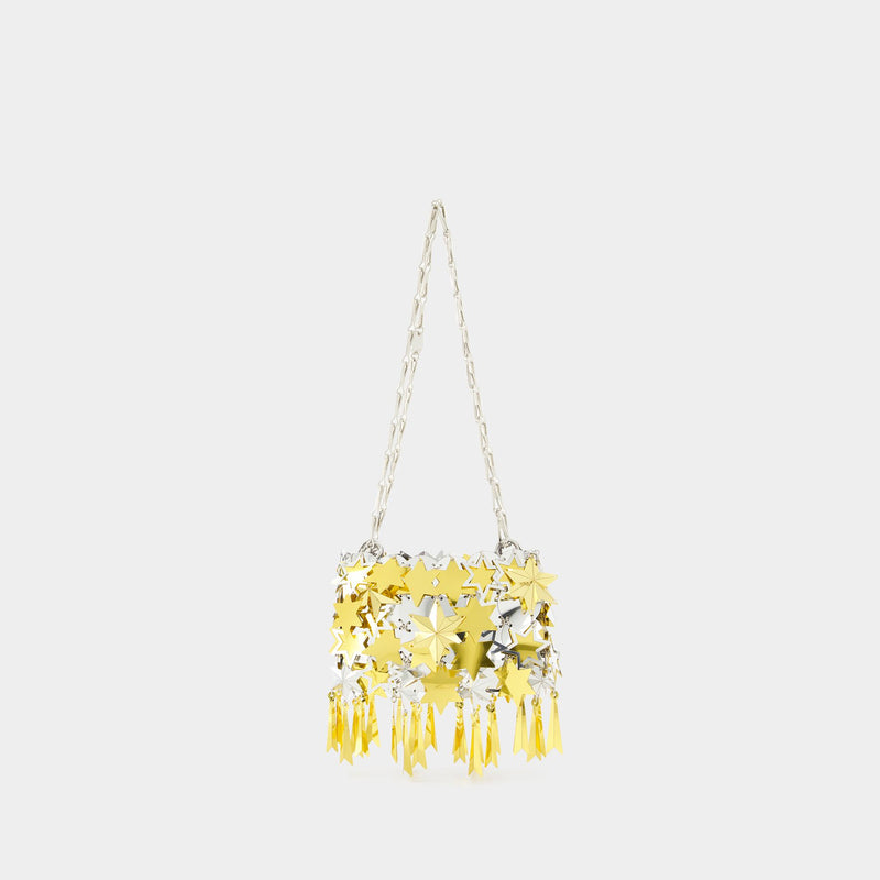 Sparkle Nano Crossbody - Paco Rabanne - Synthetic - Silver
