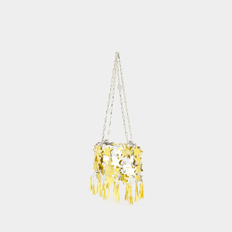 Sparkle Nano Crossbody - Paco Rabanne - Synthetic - Silver