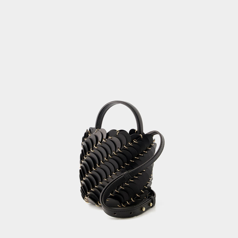 Small Paco Bucket Bag - Paco Rabanne - Leather - Black