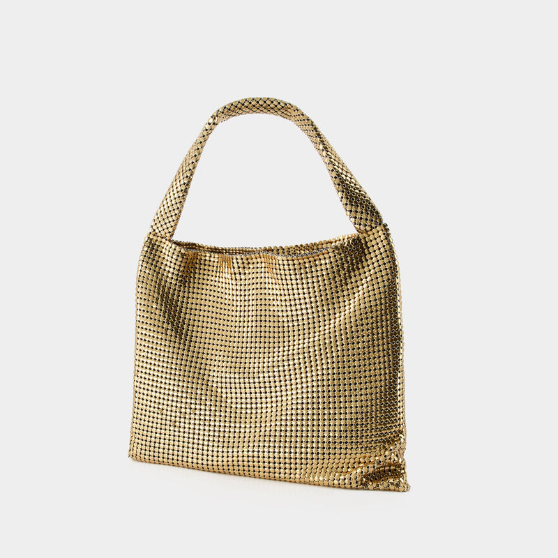 Pixel Tote Bag - Paco Rabanne - Aluminum - Gold