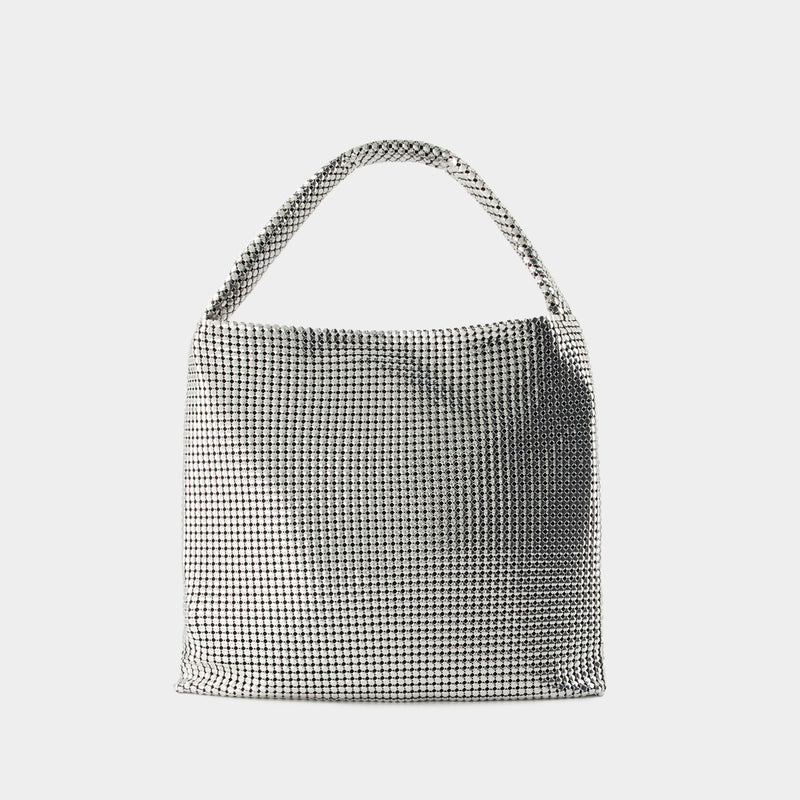 Pixel Tote Bag - Paco Rabanne - Aluminum - Silver