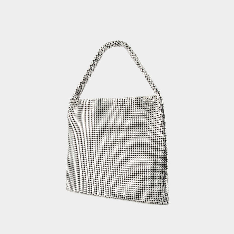 ★VIP価格★PACO RABANNE SILVER PIXEL BAG 追加料金不要 Pixel Tote Bag - Paco Rabanne - Aluminum - Silver