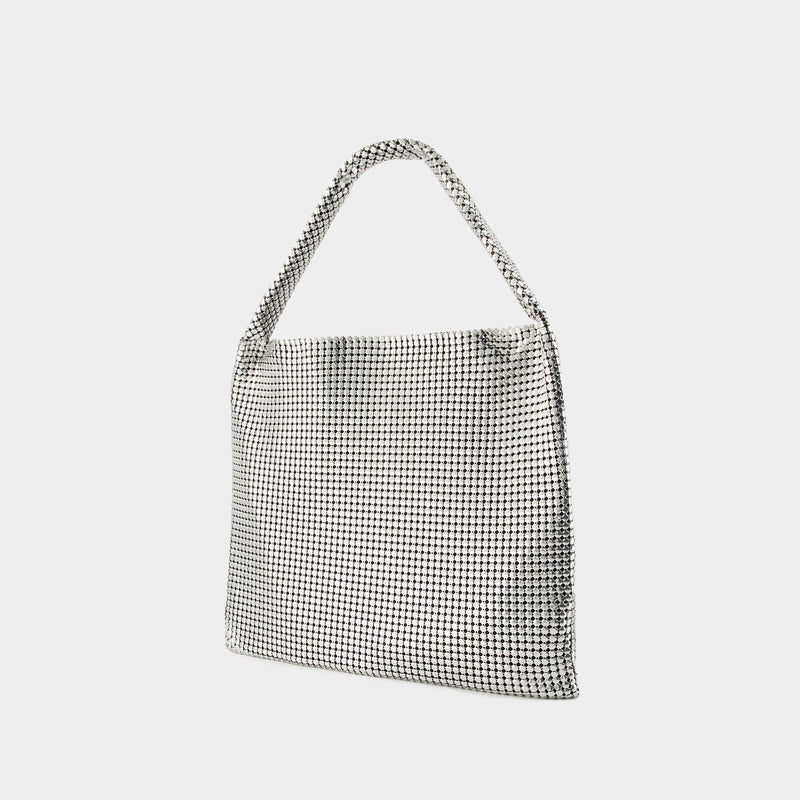 Pixel Tote Bag - Paco Rabanne - Aluminum - Silver