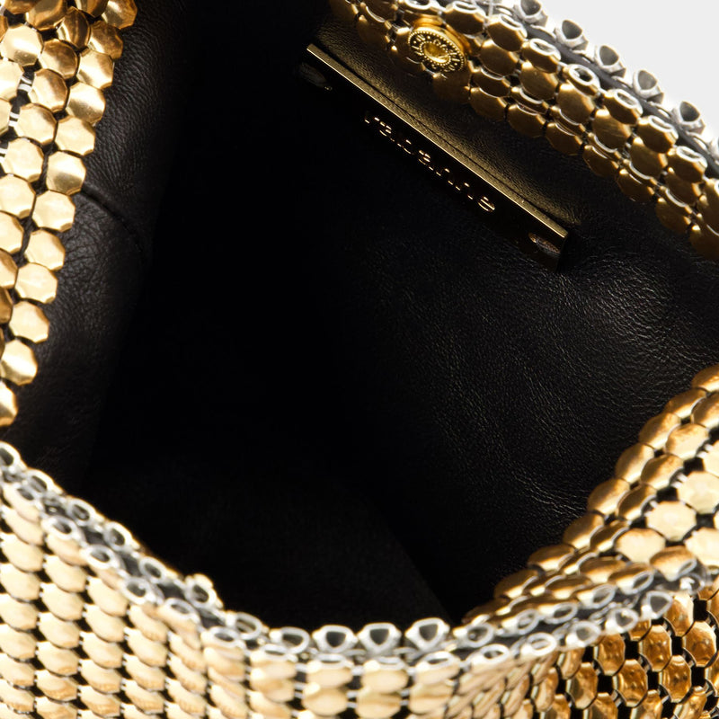 Mini Pixel Crossbody - Paco Rabanne - Aluminum - Gold