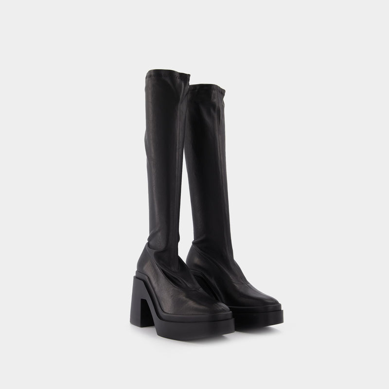 Nellya8 Boots in Black Leather