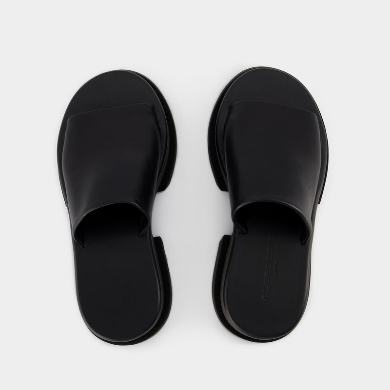 Faith Sandals - Clergerie - Black - Leather