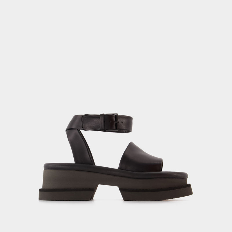 Filate Sandals - Clergerie - Black - Leather