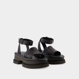 Filate Sandals - Clergerie - Black - Leather