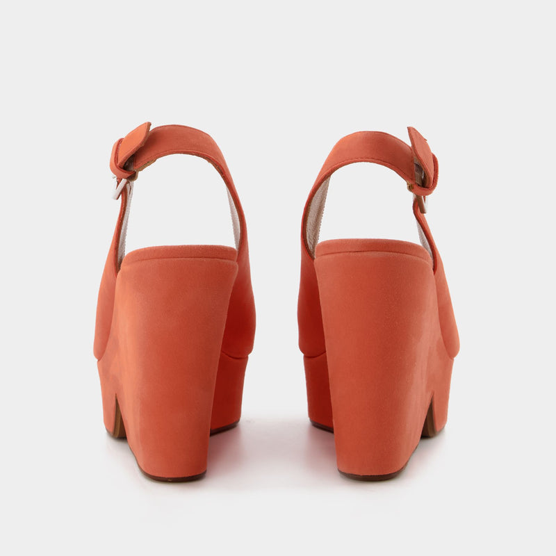 Dylan9 Sandals - Clergerie - Orange - Leather