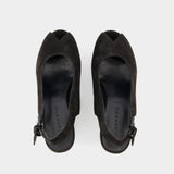 Dylan1 Sandals - Clergerie - Leather - Black
