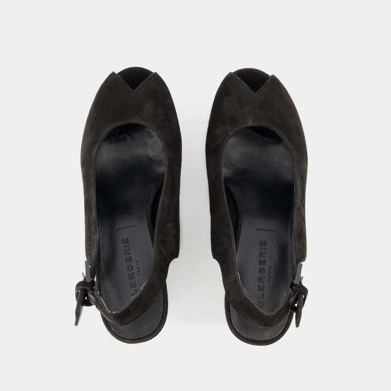 Dylan1 Sandals - Clergerie - Leather - Black