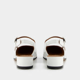 Peche Pumps - Carel - White - Patent Leather