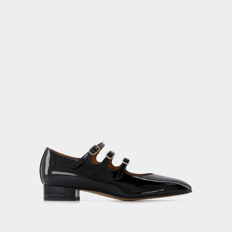 パンプス CAREL PARIS Women Shoes 331452BLACK Black Carel Paris Women's Shoes, ALICE, Black Patent Leather Mary