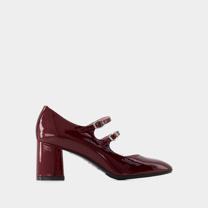 Alice Pumps - Carel - Patent Leather - Burgundy