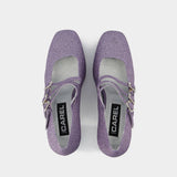 Pigalle Pumps - Carel - Purple - Leather