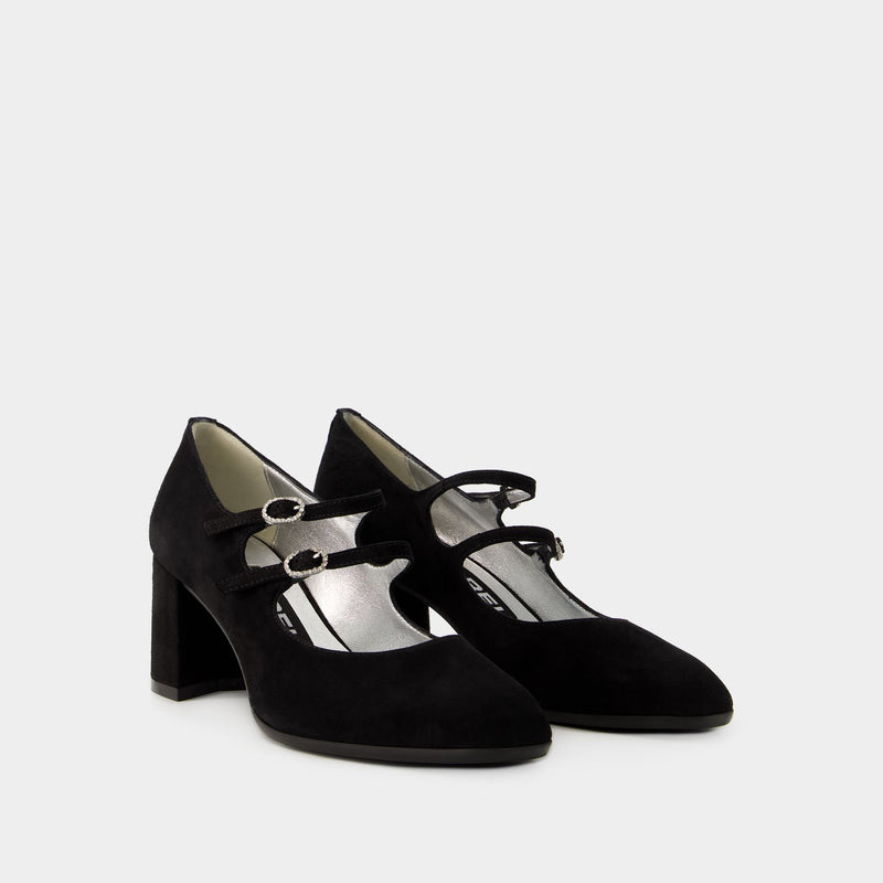 Alice Pumps - Carel - Daim - Black