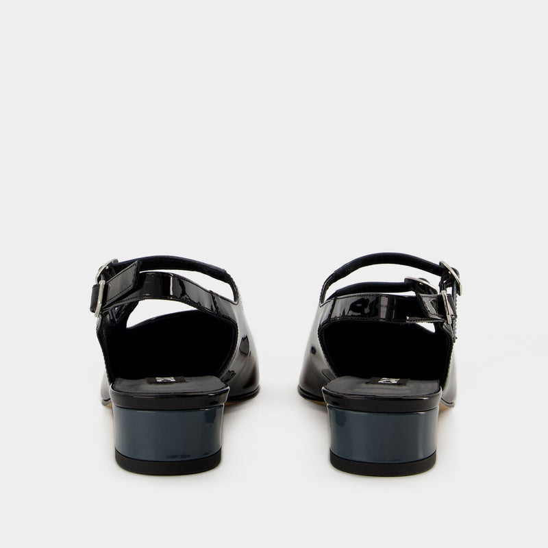 Abricot Sandals - Carel - Leather - Black/Blue