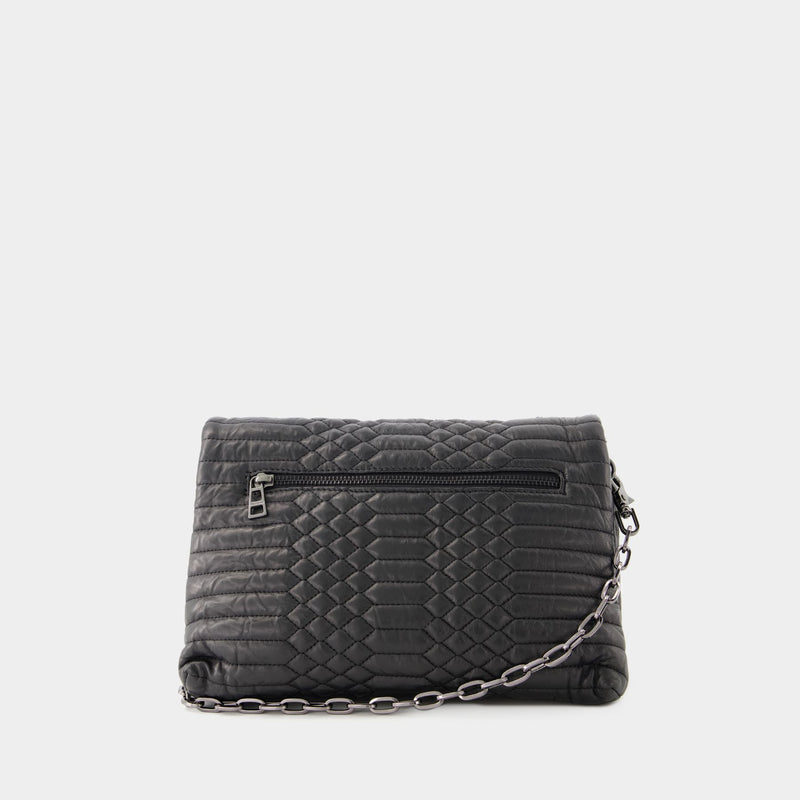 Hobo Rocky Mat Bag - Zadig & Voltaire - Leather - Black