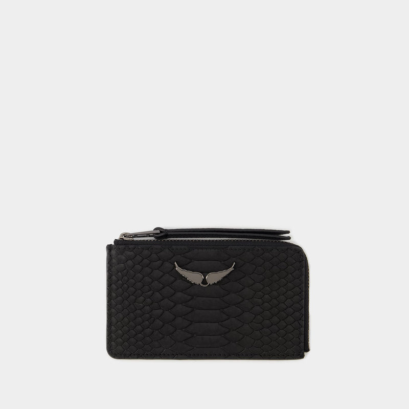 Soft Savage Cardholder - Zadig & Voltaire - Leather - Black