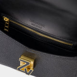 Zv Le Mini Hobo Bag - Zadig & Voltaire -  Black - Croc Embossed Leather