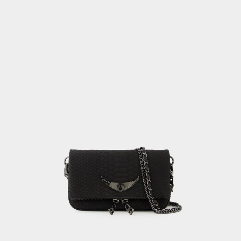 Rock Nano Hobo Bag - Zadig & Voltaire - Leather - Black