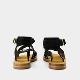 Cecilia Caprese Sandals - Zadig & Voltaire - Leather - Black