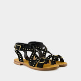 Cecilia Caprese Sandals - Zadig & Voltaire - Leather - Black