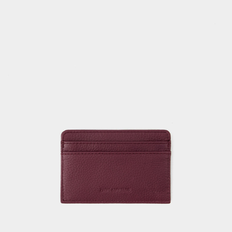 ZV Pass Cardholder - Zadig&Voltaire - Leather - Purple