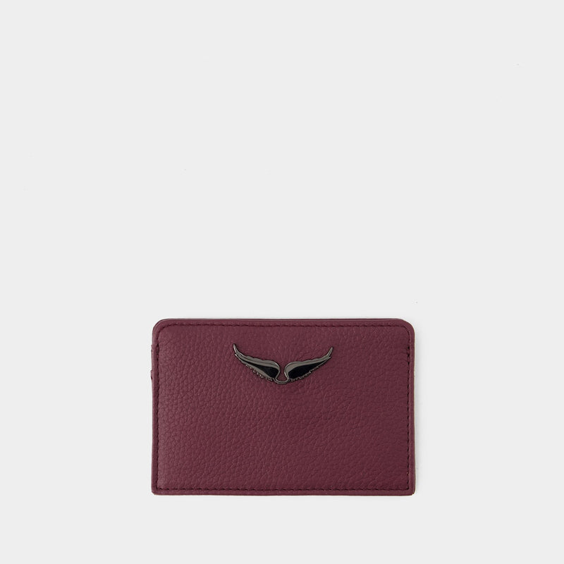 ZV Pass Cardholder - Zadig&Voltaire - Leather - Purple