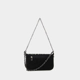 Rock Nano Strass Hobo Bag - Zadig & Voltaire - Leather - Black