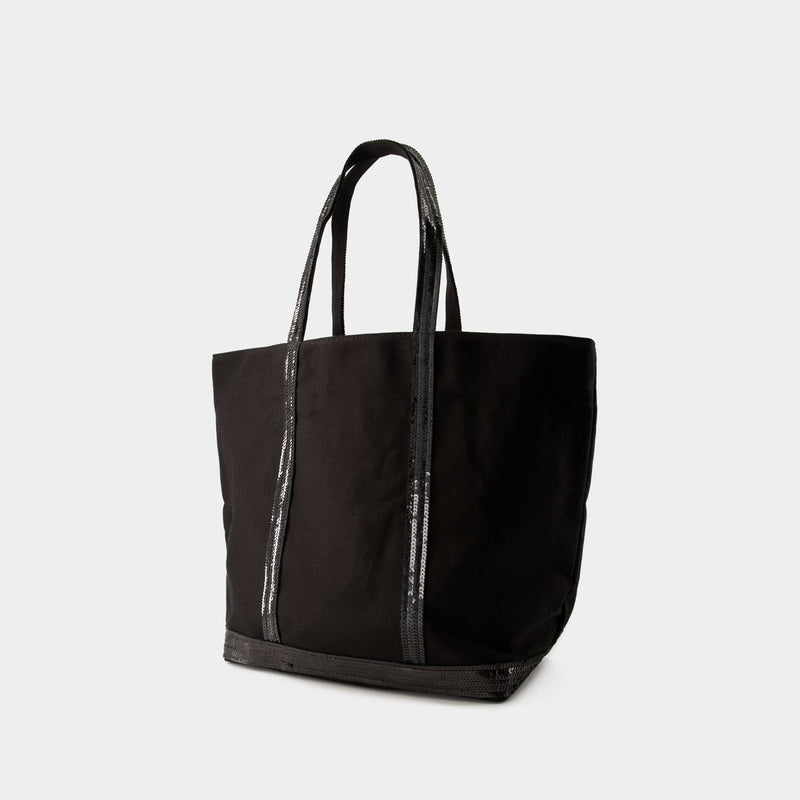 Cabas L Shopper Bag - Vanessa Bruno - Cotton - Black