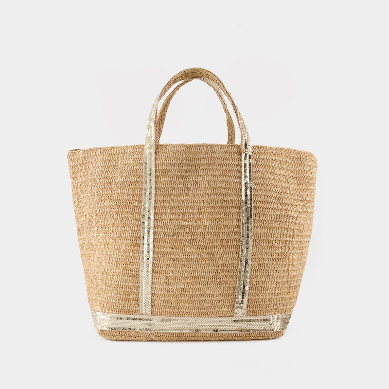 Cabas L - Vanessa Bruno -  Beige - Raffia