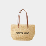 Panier Shopper Bag - Vanessa Bruno - Raffia - Beige