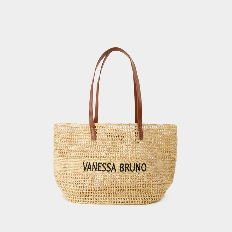 Panier Shopper Bag - Vanessa Bruno - Raffia - Beige